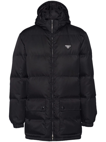  Prada Re-nylon Down Jacket - Black 