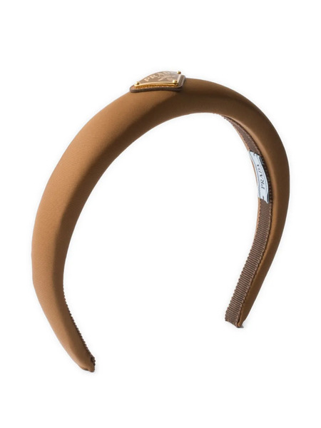 Prada Re-nylon Headband - Brown 