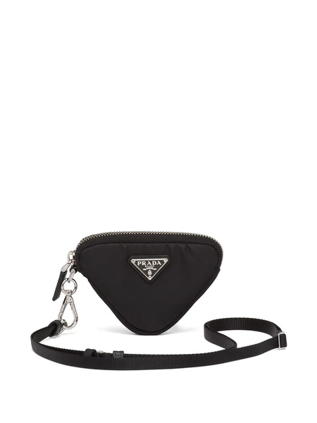  Prada Re-nylon Logo Pouch - Black 