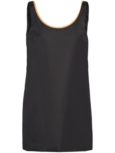  Prada Re-nylon Mini Dress - Black 