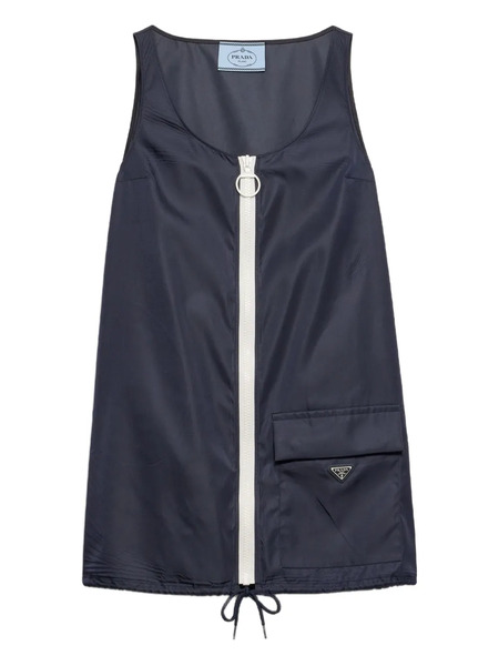  Prada Re-nylon Mini Dress - Blue 
