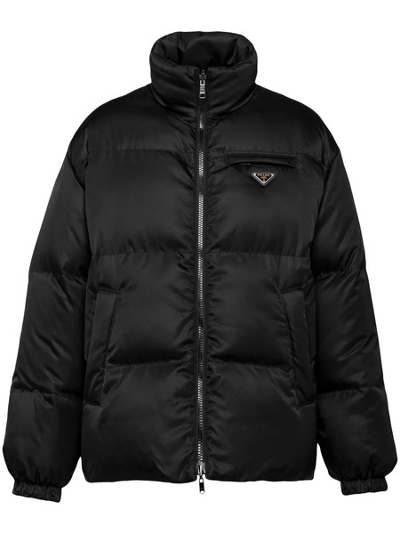 Prada Re-nylon Reversible Down Jacket - Black 