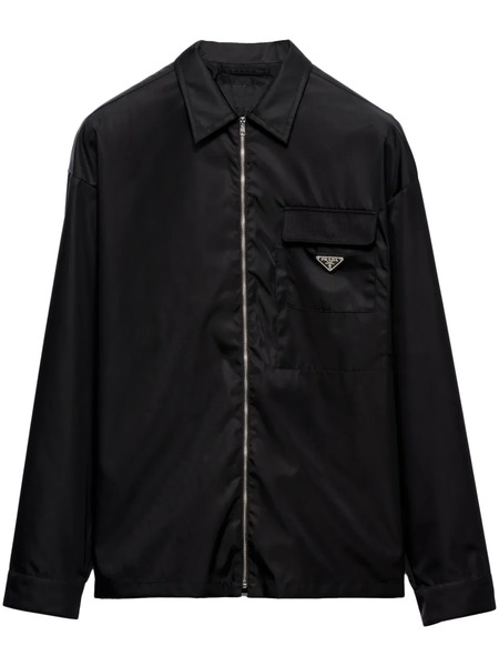 Prada Re-nylon Shirt Jacket - Black 