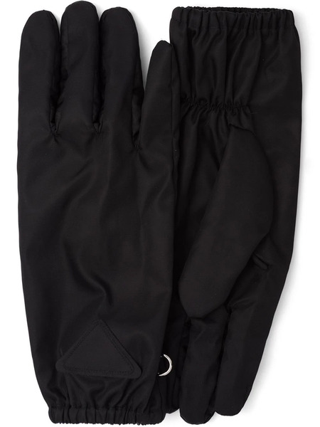  Prada Re-nylon Triangle-logo Gloves - Black 