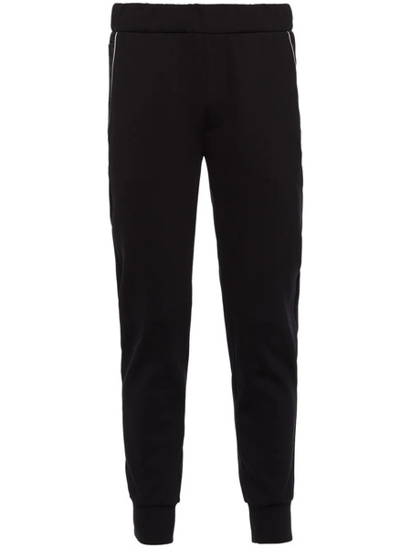  Prada Re-nylon Triangle-logo Sweatpants - Black 