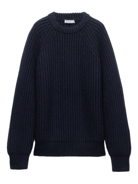 Prada Ribbed-knit Sweater - Blue 