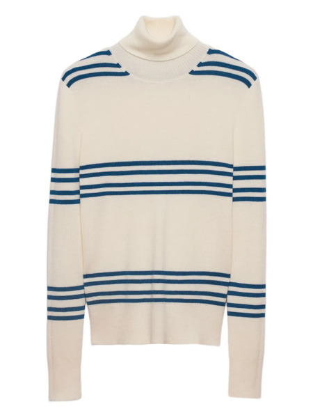  Prada Roll-neck Wool Sweater - White 