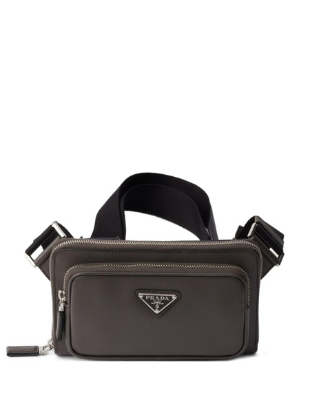  Prada Saffiano Leather Belt Bag - Grey 