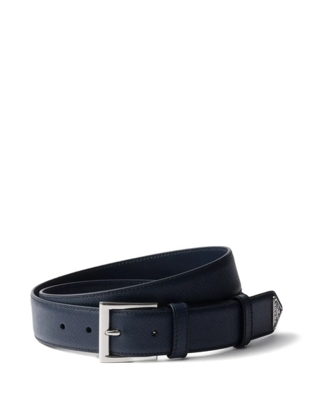  Prada Saffiano Leather Belt - Blue 
