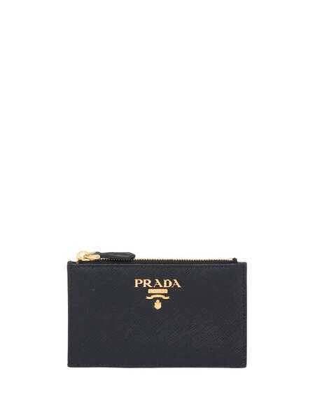  Prada Saffiano-leather Card Holder - Black 