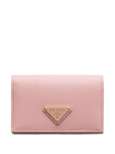  Prada Saffiano Leather Card Holder - Pink 