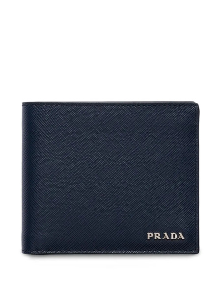  Prada Saffiano Leather Wallet - Blue 