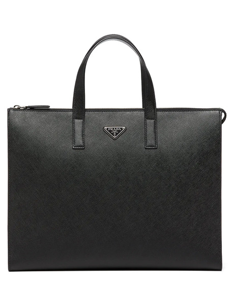  Prada Saffiano Tote Bag - Black 