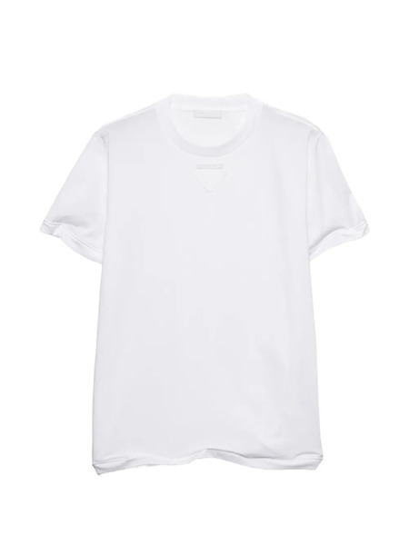  Prada Shapeable Cotton T-shirt - White 