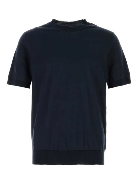  Prada Short-sleeve Sweater - Blue 