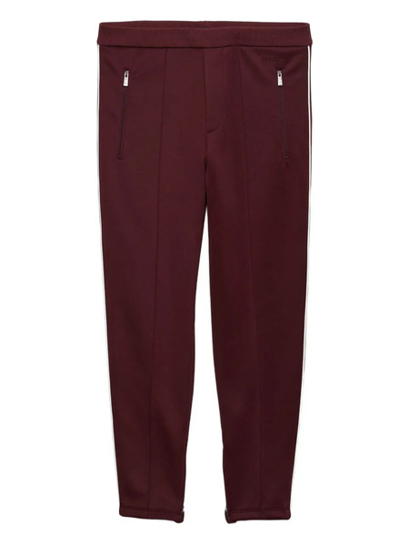  Prada Side-stripe Trousers - Red 