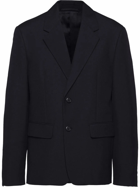  Prada Single-breasted Blazer - Black 