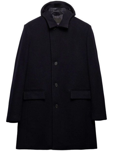  Prada Single-breasted Coat - Blue 