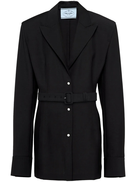  Prada Single-breasted Jacket - Black 