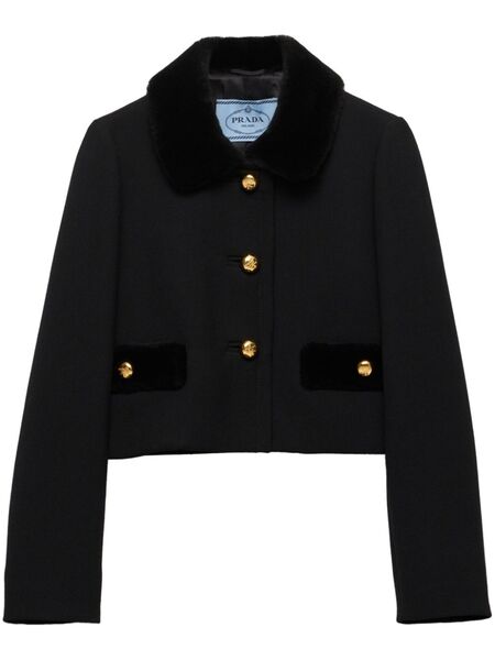 Prada Single-breasted Jacket - Black 
