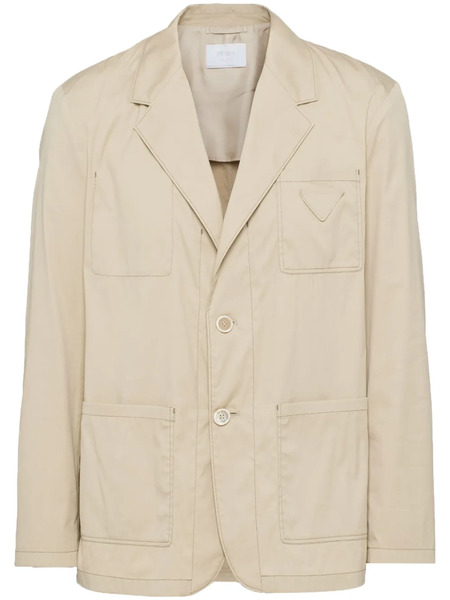  Prada Single-breasted Jacket - Neutrals 