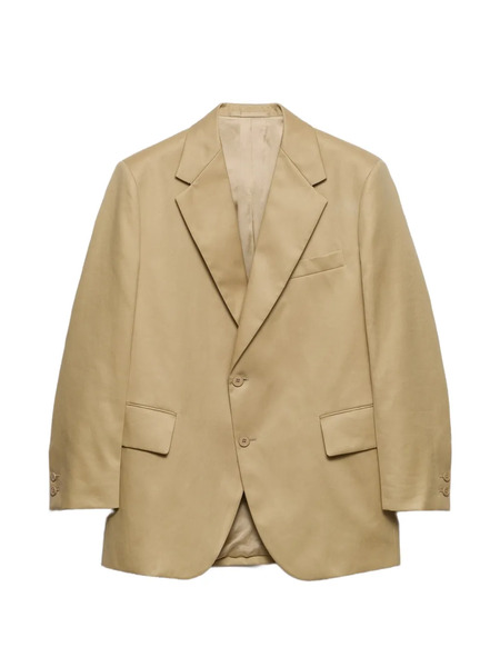  Prada Single-breasted Jacket - Neutrals 