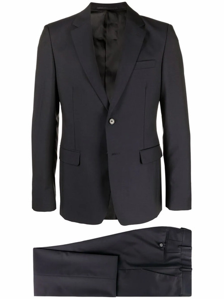  Prada Single-breasted Virgin Wool-blend Suit - Blue 