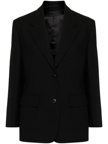  Prada Single-breasted Wool Blazer - Black 