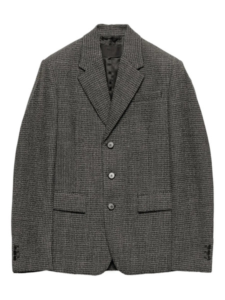  Prada Single-breasted Wool Jacket - Grey 