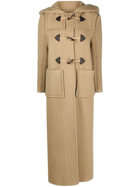  Prada Slouch-hood Wool Coat - Neutrals 