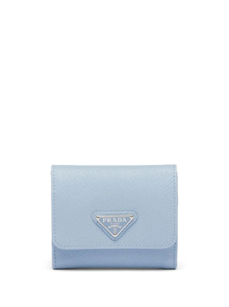  Prada Small Leather Wallet - Blue 
