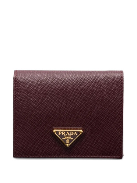  Prada Small Leather Wallet - Red 