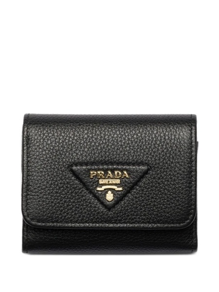  Prada Small Logo-embellished Wallet - Black 