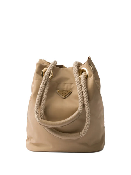  Prada Small Mariner Bucket Bag - Neutrals 