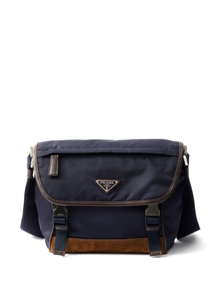  Prada Small Re-nylon Shoulder Bag - Blue 