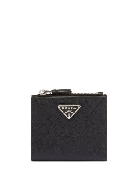  Prada Small Saffiano-leather Wallet - Black 