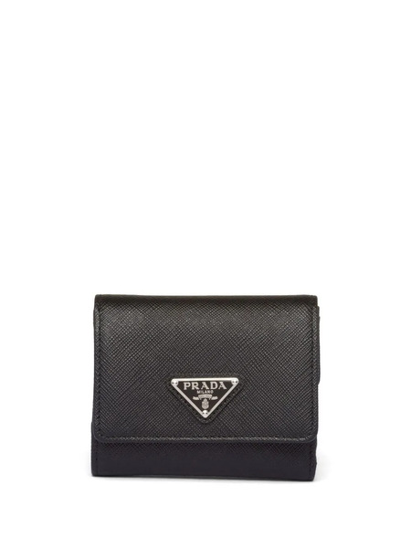  Prada Small Saffiano Leather Wallet - Black 