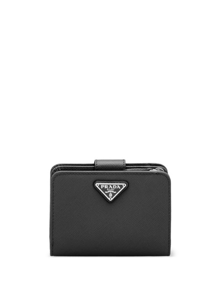  Prada Small Saffiano-leather Wallet - Black 