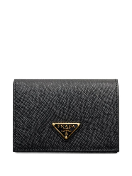  Prada Small Saffiano Leather Wallet - Black 