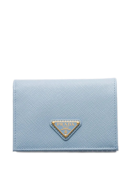  Prada Small Saffiano Leather Wallet - Blue 