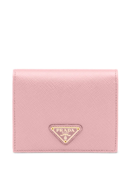  Prada Small Saffiano Leather Wallet - Pink 
