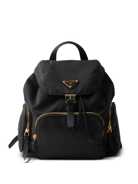  Prada Small Zip Backpack - Black 