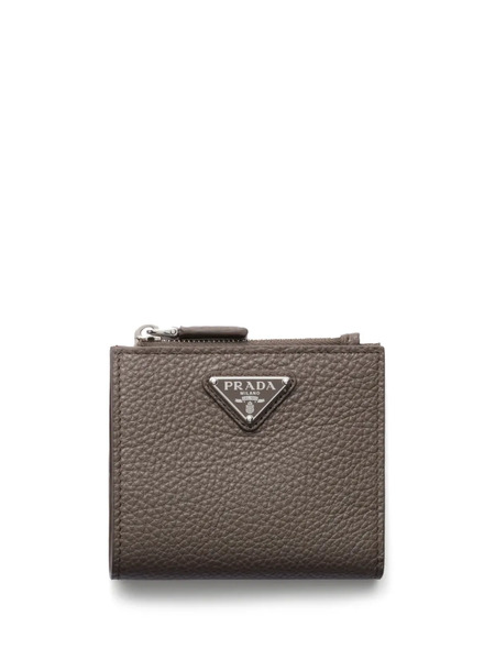  Prada Smalll Leather Wallet - Grey 