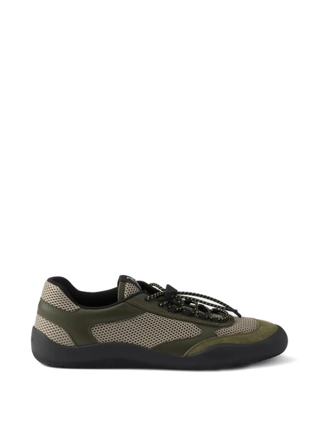  Prada Speedrock Mesh Sneakers - Green 