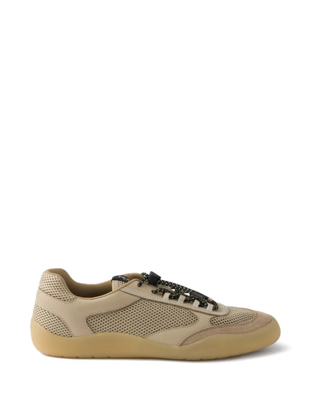  Prada Speedrock Mesh Sneakers - Neutrals 