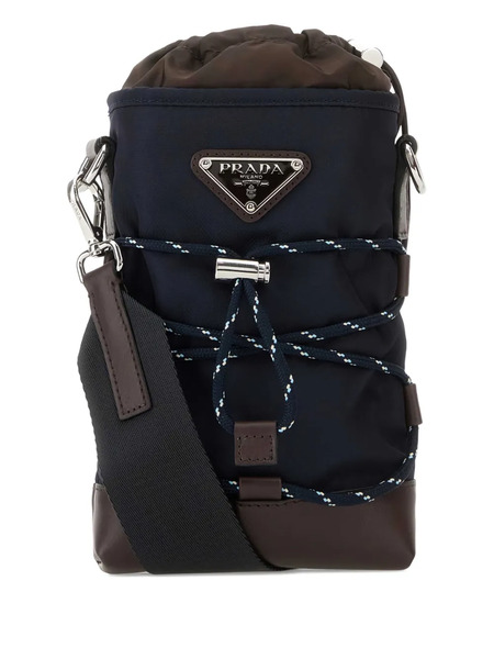  Prada Speedrock Triangle-logo Phone Case - Blue 