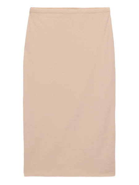 Prada Stretch Slip Mini Skirt - Neutrals 