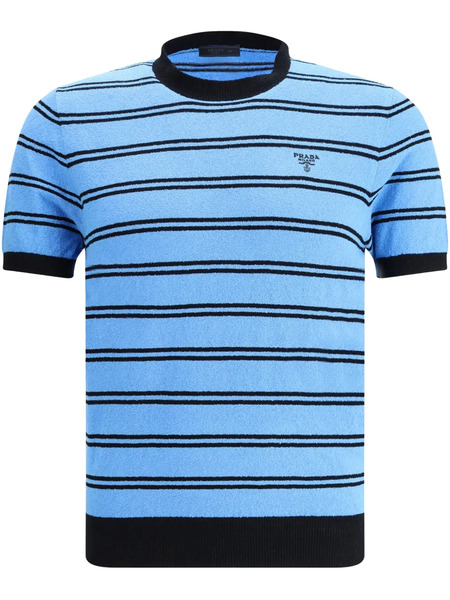  Prada Striped T-shirt - Blue 