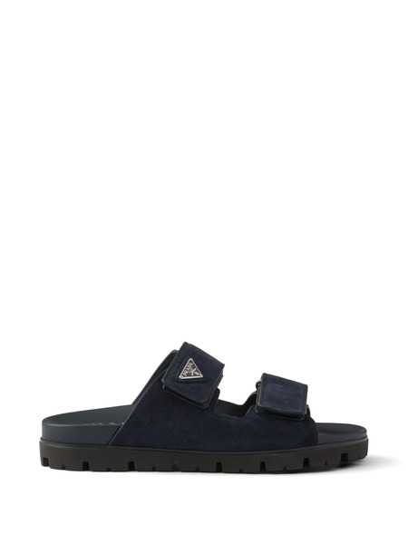  Prada Suede Band Sandals - Blue 