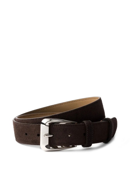  Prada Suede Belt - Brown 